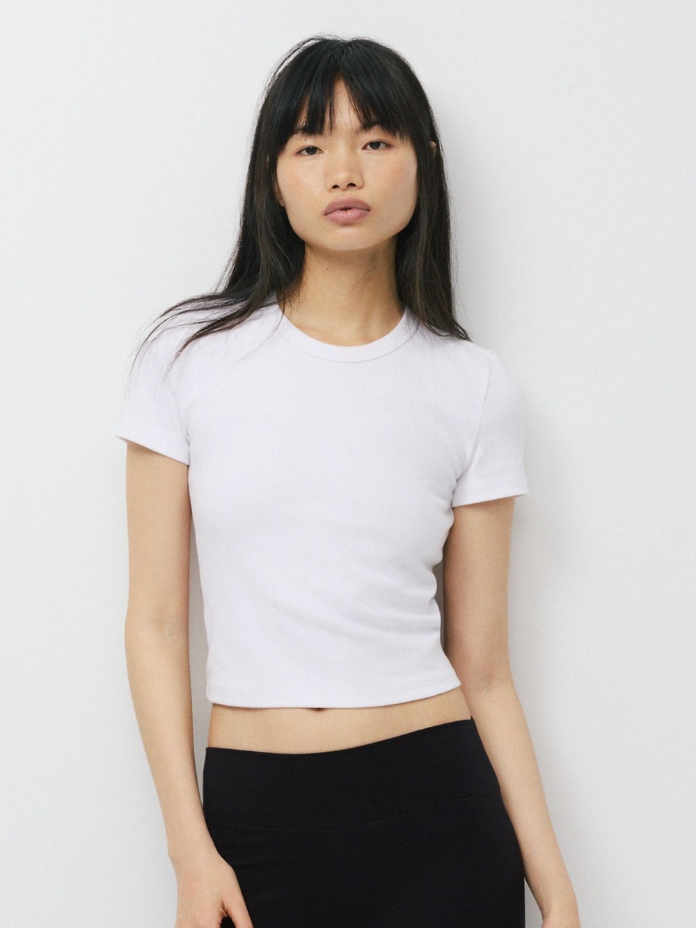 Aritzia Sunday Best little ribbed tee